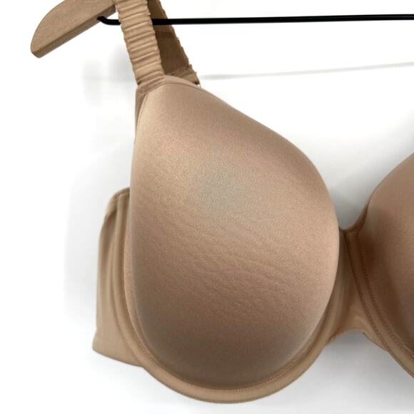 THIRDLOVE 24/7 Classic T-Shirt Bra Size 42E Underwire Molded Cups Nude Tan Cream - Picture 9 of 16